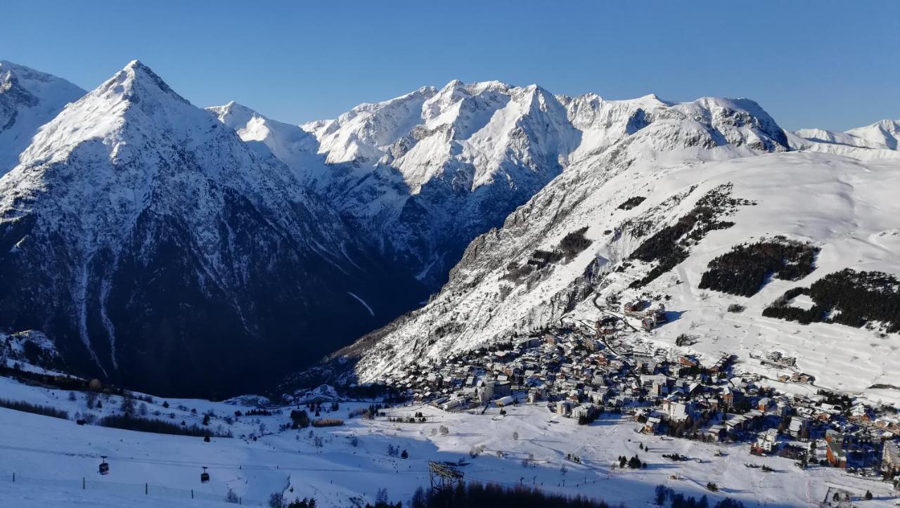 レ・デュー・アルプT2 Meuble Tourisme 3 Etoiles, Pied Des Pistes-Parking Prive Avec Balcon Et Superbe Vueアパートメント エクステリア 写真