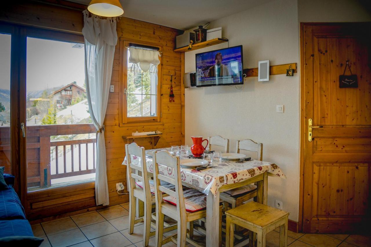 レ・デュー・アルプT2 Meuble Tourisme 3 Etoiles, Pied Des Pistes-Parking Prive Avec Balcon Et Superbe Vueアパートメント エクステリア 写真
