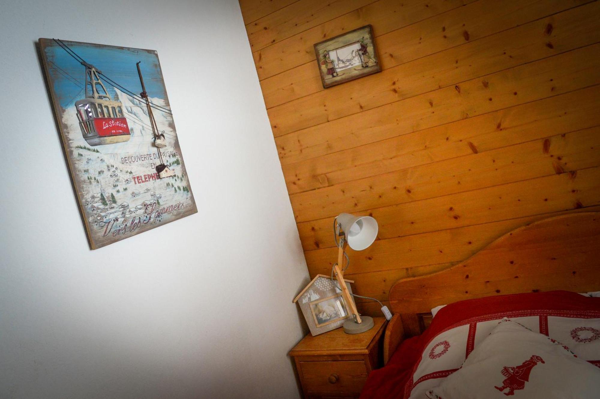 レ・デュー・アルプT2 Meuble Tourisme 3 Etoiles, Pied Des Pistes-Parking Prive Avec Balcon Et Superbe Vueアパートメント エクステリア 写真